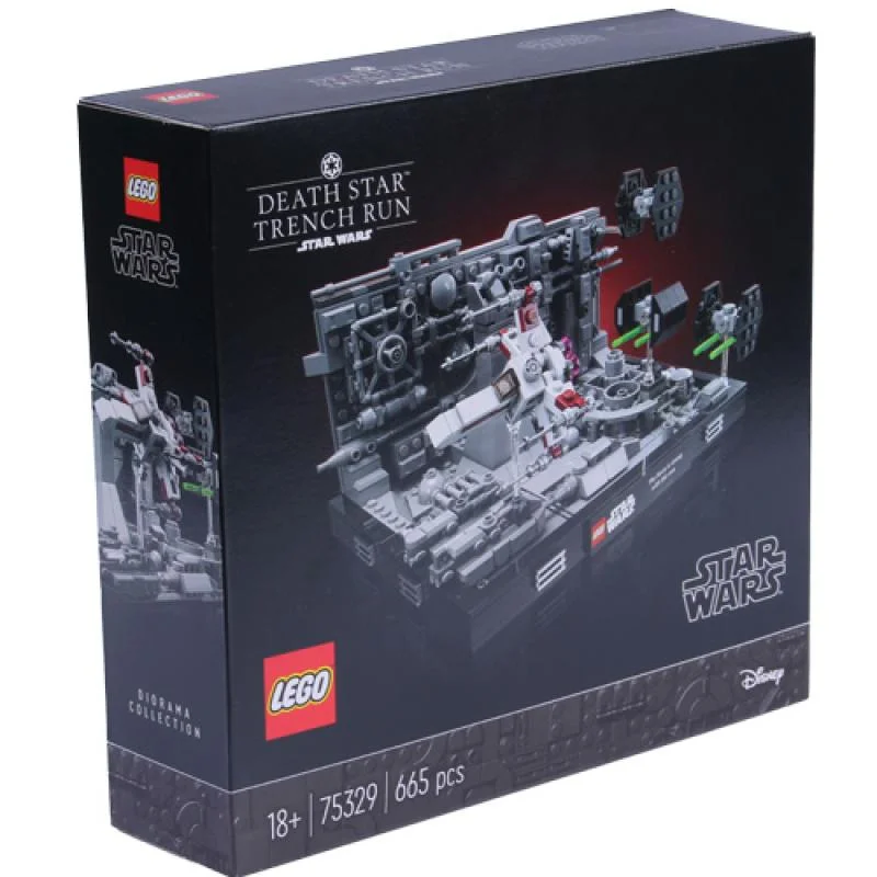 Lego star wars estrela da morte trench run diorama (75329)