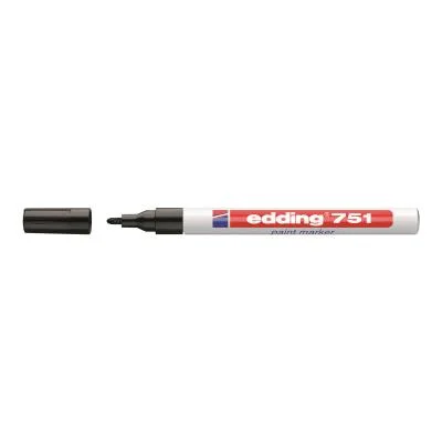 Marcador de tinta edding 751 preto (4-751001) (47510