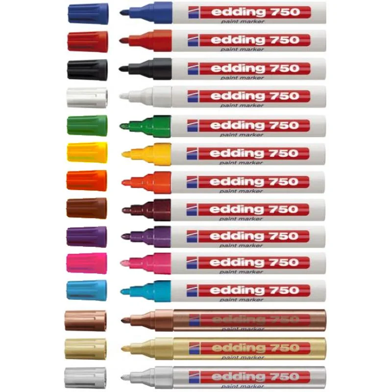 Marcador de tinta edding 750 amarelo gelb (4-750005) (475000