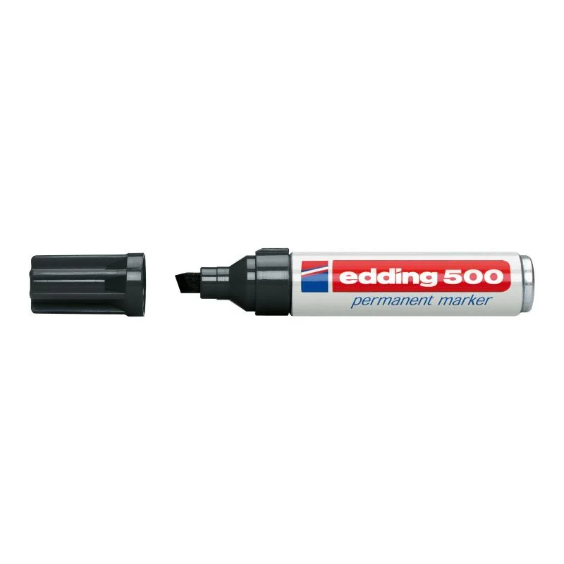Marcador Permanente EDDING 500 Preto 2-7mm