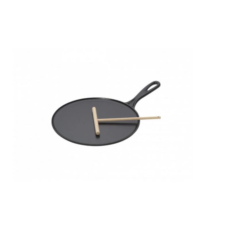 Panela para crepes em ferro fundido le creuset 27cm preto sc