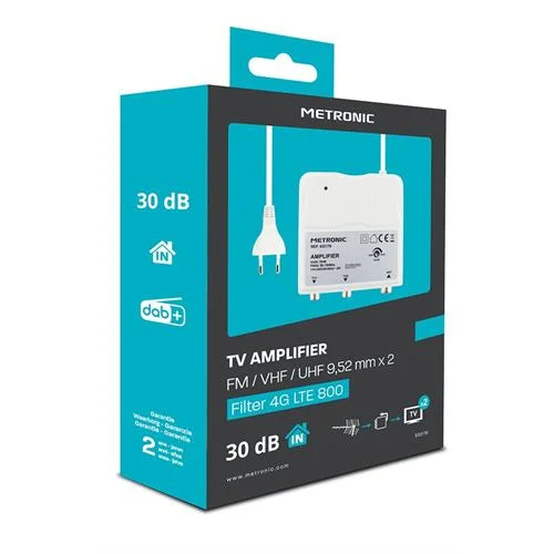 Amplificador Metronic Int Fm/Uhf 4G 332176