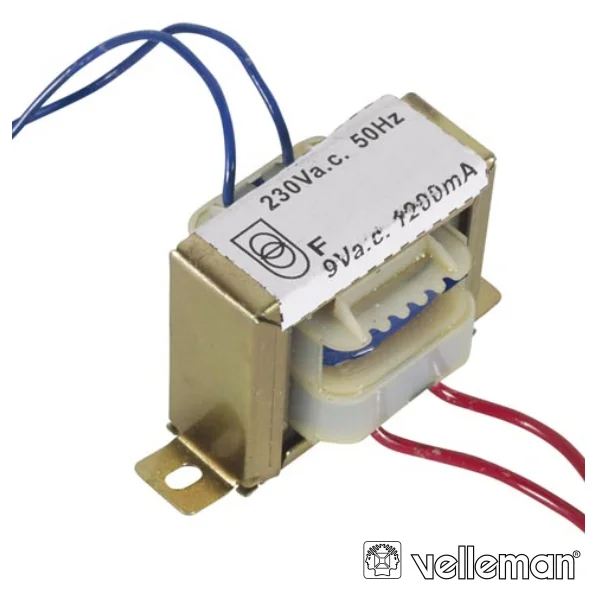 Transformador 9v 10.8va Velleman