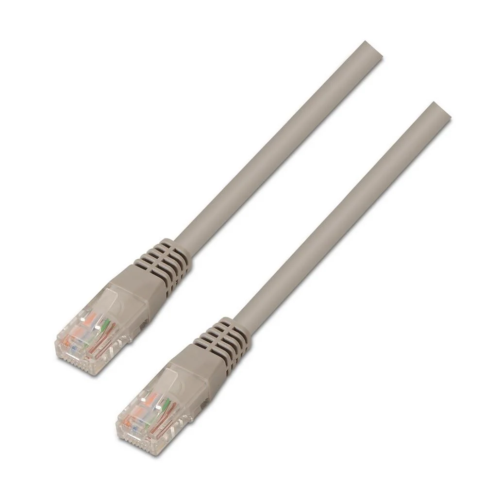 Cabo rede rj45 lszh cat.6 utp awg24 cinzento 1.0m