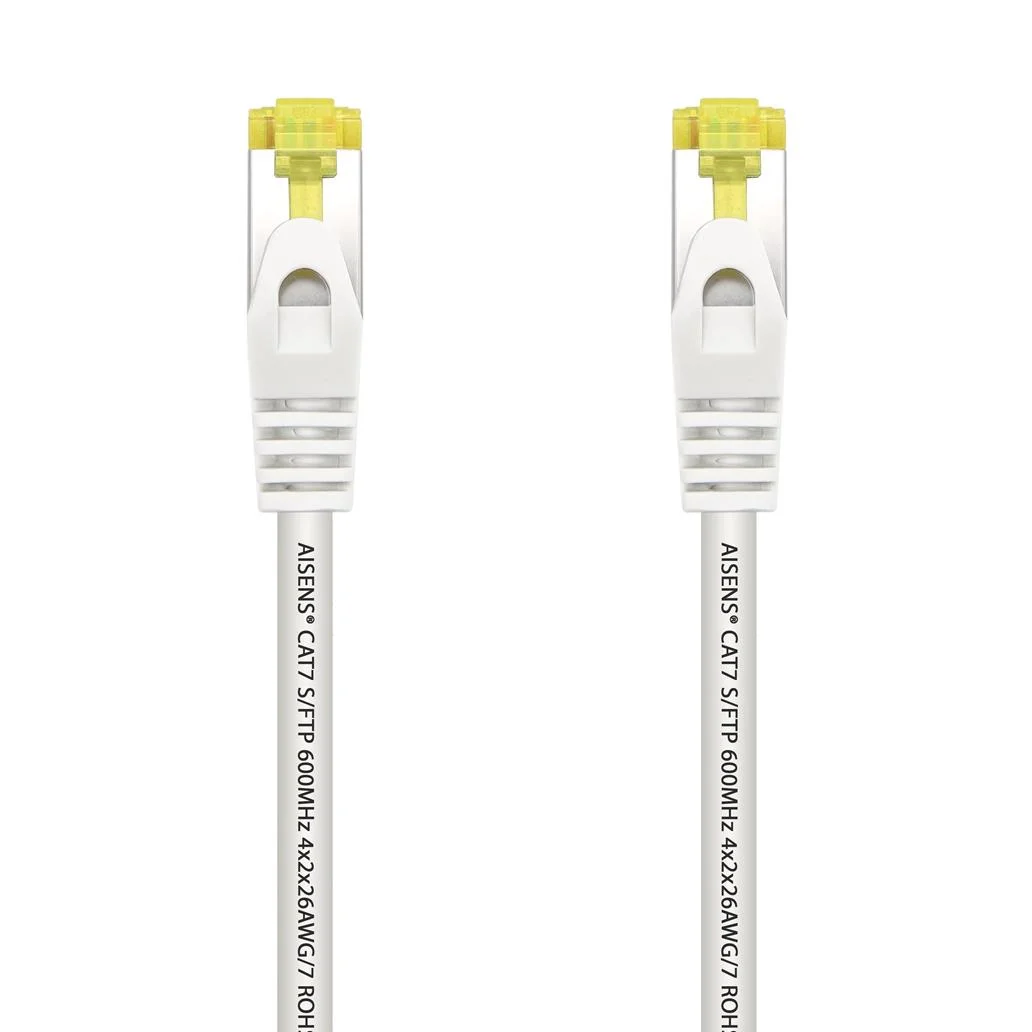 Cabo rede rj45 lszh cat.7 sftp awg26 branco 2