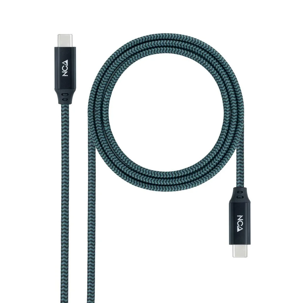 Cabo usb 3.2 gen2x2 100w 4k-60hz usb-c m/m 1.5 m nanocable 1