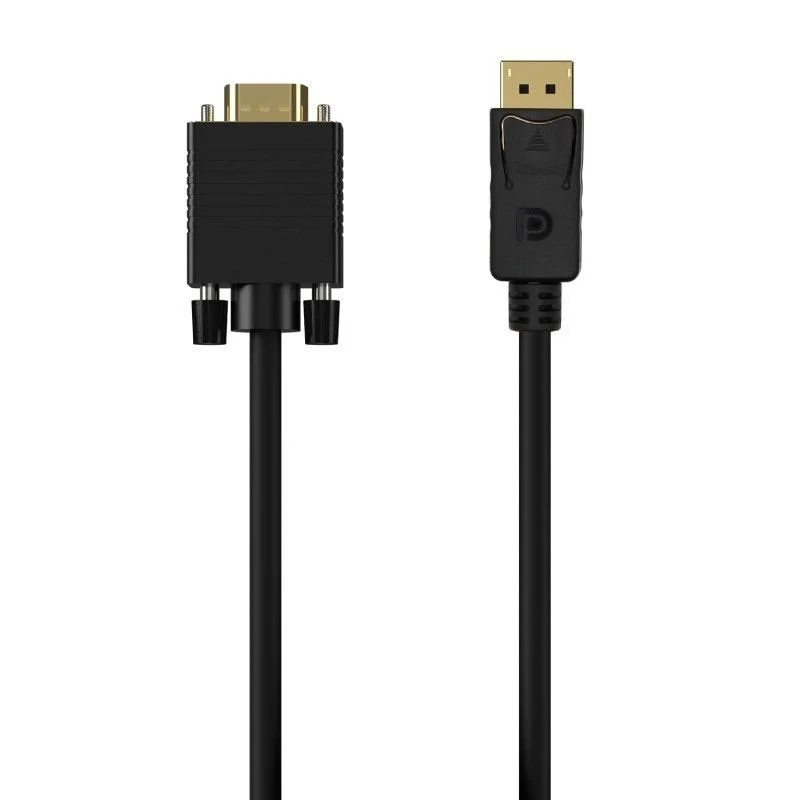 Cabo conversor displayport a vga dpm-vgam preto 1.0m aisens