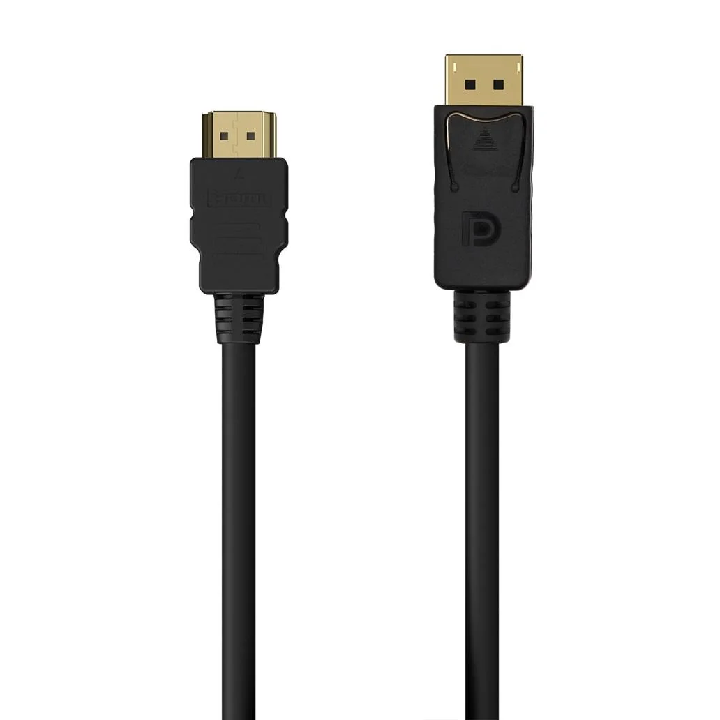 Cabo conversor displayport a hdmi dpm-hdmim preto 0,5m aisen