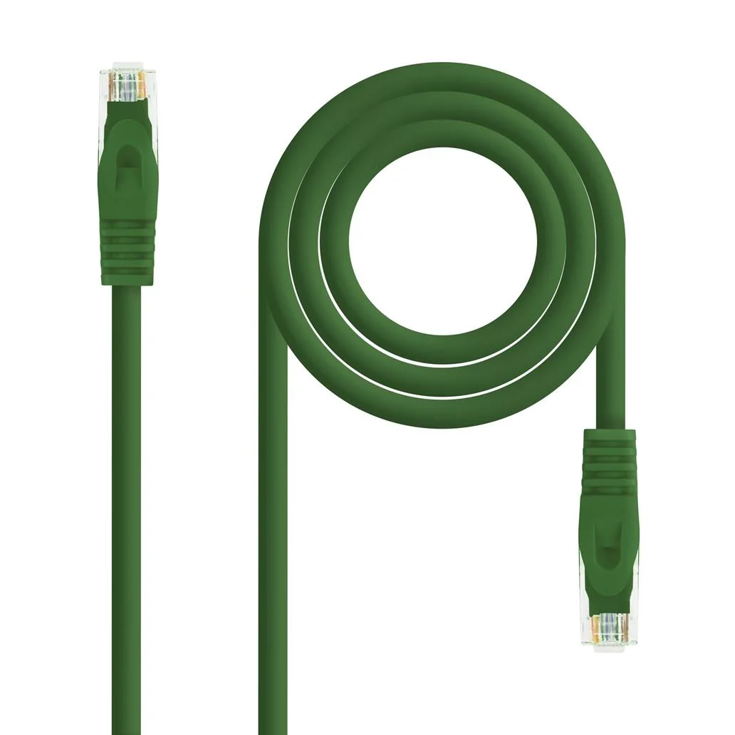 Cabo rede rj45 lszh cat.6a utp awg24 verde 1m
