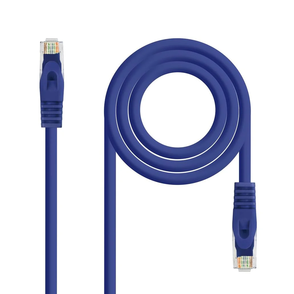 Cabo rede rj45 lszh cat.6a utp awg24 azul 2 m