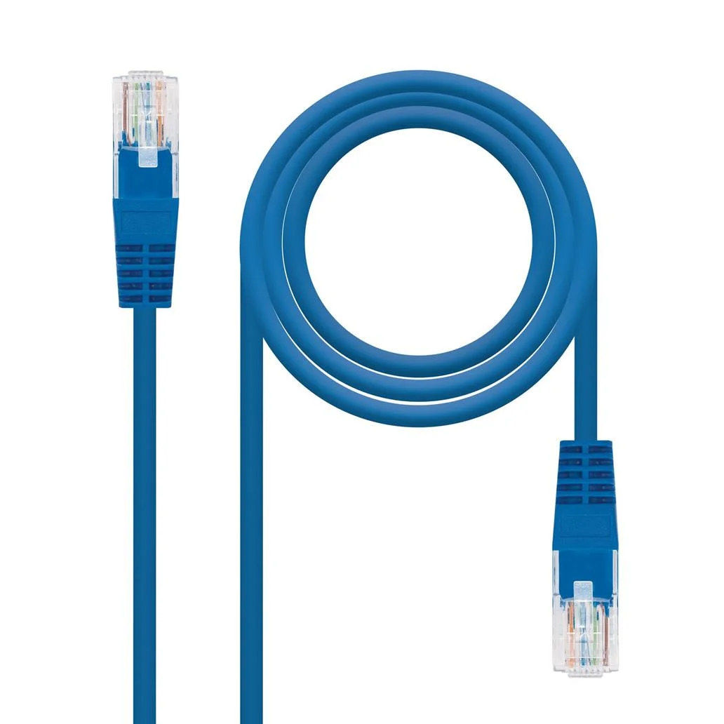 Cabo rede rj45 cat.6 utp awg24 azul 3,0 m nan