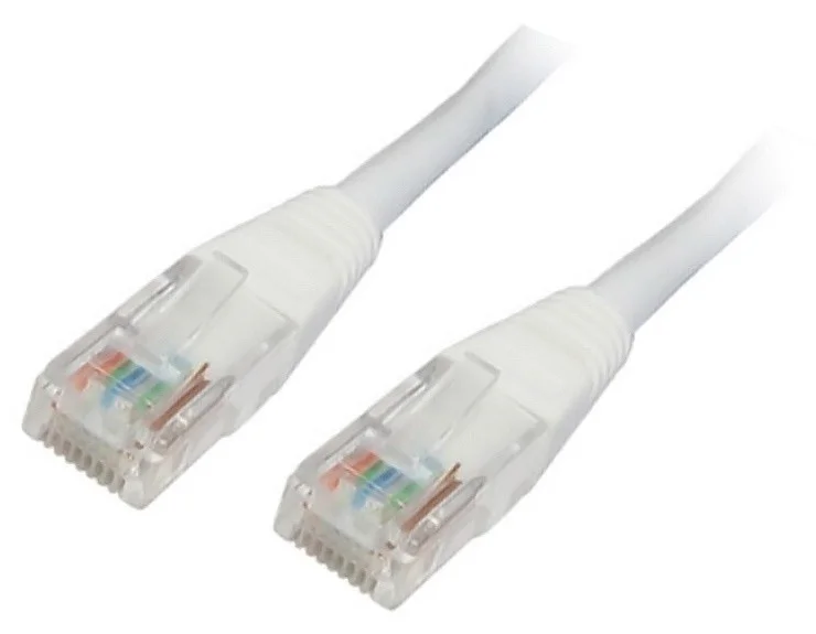 Cabo rede rj45 cat.5e utp awg24 branco 10 m n