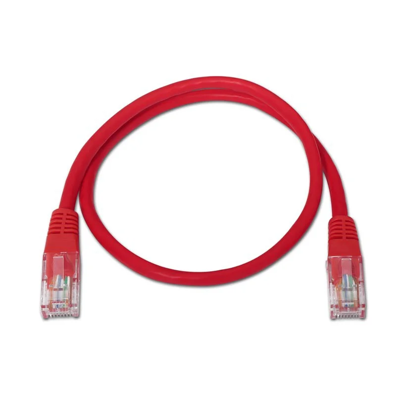 Cabo rede rj45 cat.5e utp awg24 vermelho 2.0 m na