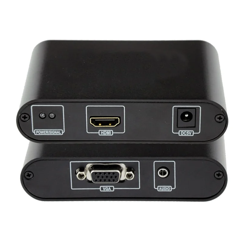 Conversor svga/h+audio/h a hdmi con alim. preto nanocable 10