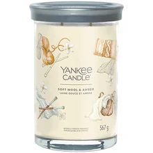 Yankee candle signature tumbler scented candle soft wool & a