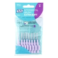 Tepe extra soft interdental brushes 6 purple (1,1 mm) 8 pz