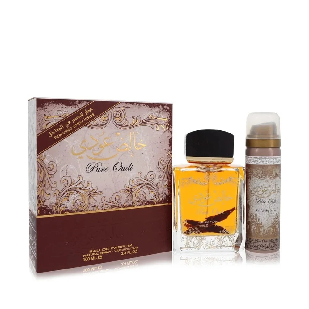 Lattafa pure oudi edp 100 ml + deo vapo 50 ml (unisex)