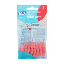 Tepe extra soft interdental brushes 2 red (0,5 mm) 8 pcs