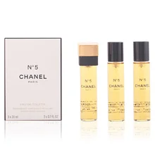Chanel no 5 edt 3 x 20 ml refill pocket (mini) spray w
