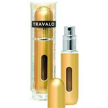 Atomizador Recarregável Classic HD Travalo 5 ml Dourado