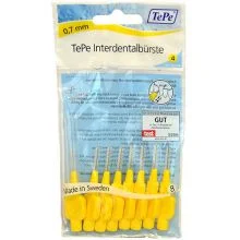 Tepe original interdental brushes 4 yellow (0,7 mm) 8 pcs