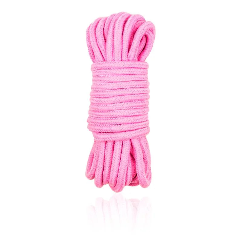 Corda de algodão para bondage 10 metros cor-de-rosa