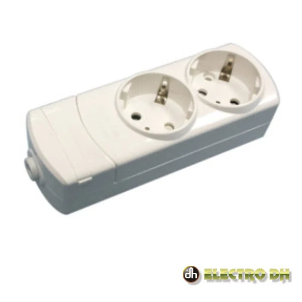 Base Eléctrica Dupla Schuko