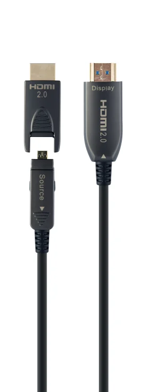 Cabo hdmi d-a de alta velocidade com ethernet aoc premium se