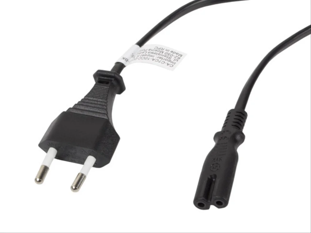 Cabo lanberg de alimentação ocho cee 7/16 a iec320 c7 preto