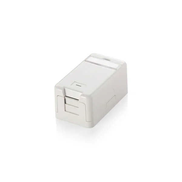 Equip tomada saliente p/1xrj45 keystone vazia - branco