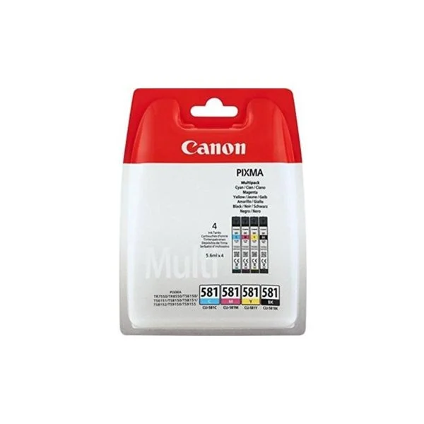 Canon tinteiro pack 4 cores cli-581