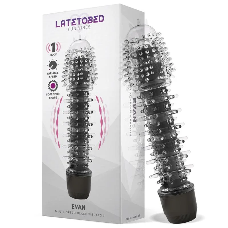 Vibrador multi-velocidade evan preto