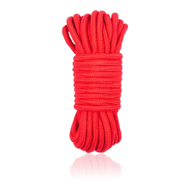 Corda de algodão para bondage 10 metros vermelha
