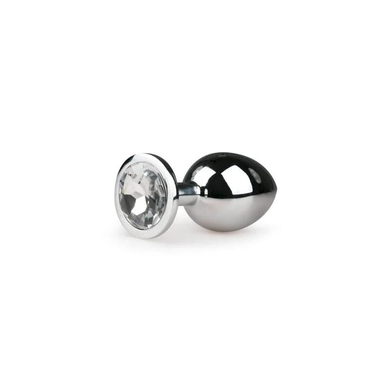 Ouch Plug Vidro Cristal Transparente 2 Prata