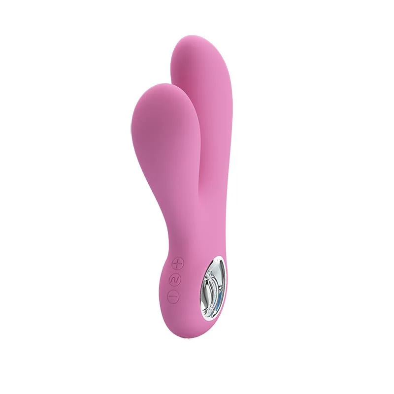 Vibrador Canrol usb rosa suave silicone rosa suave