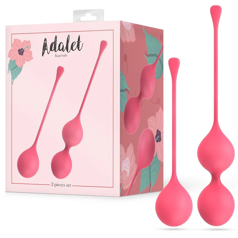 Conjunto Spheres Adalet Com 2 Bolas Kegel Rosa