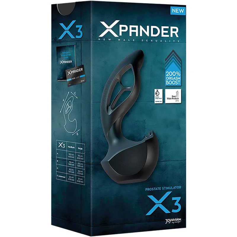 Xpander X3 Plug Anal Medio Preto