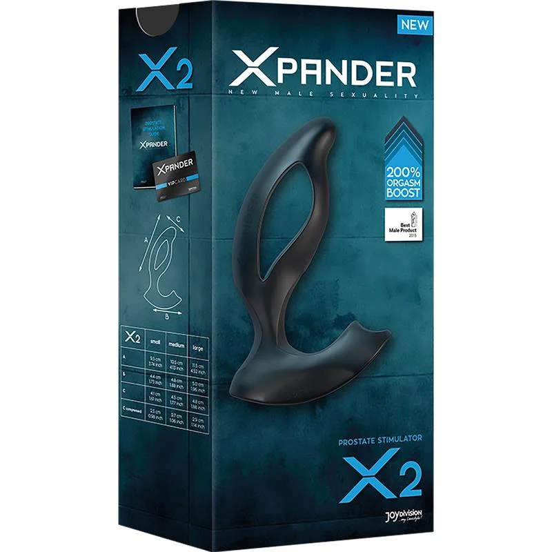 Estimulação Da Próstata Xpander X2 Pequeno Preto