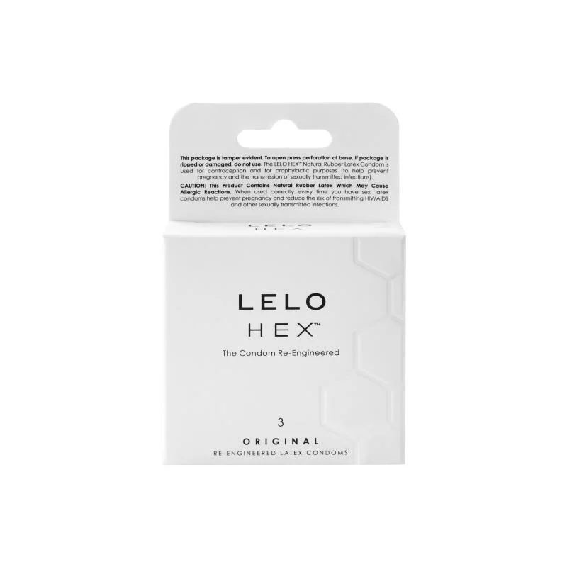 Preservativos hex original 3 unidades