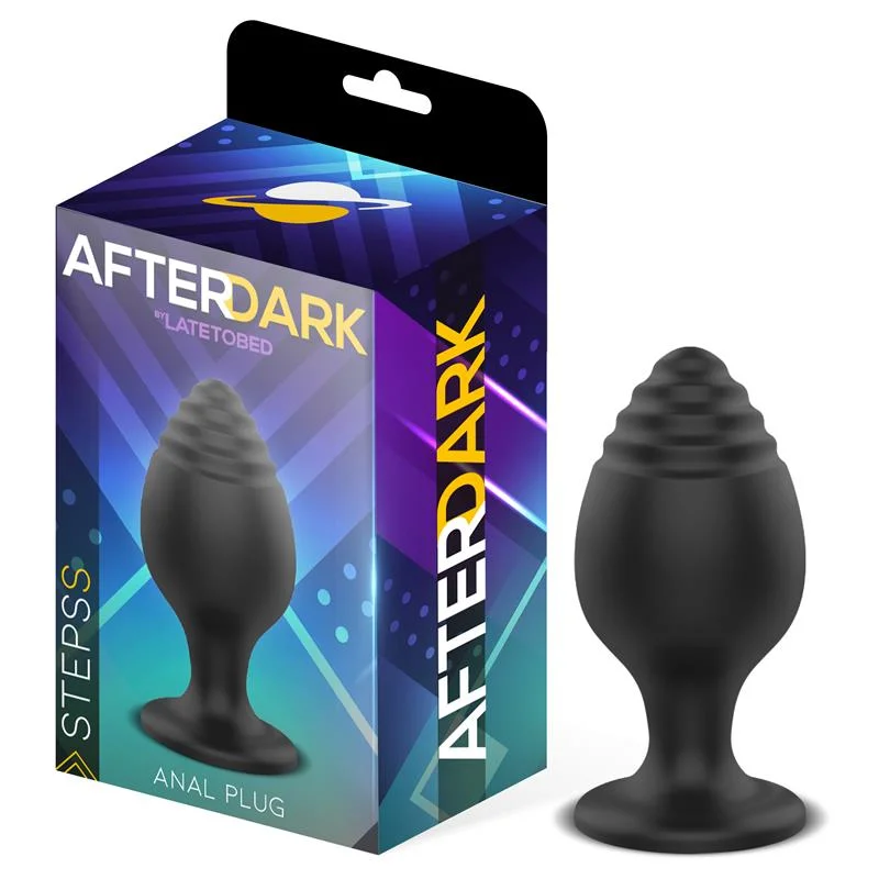 Plug anal silicone tamanho S 6 cm x 3 cm