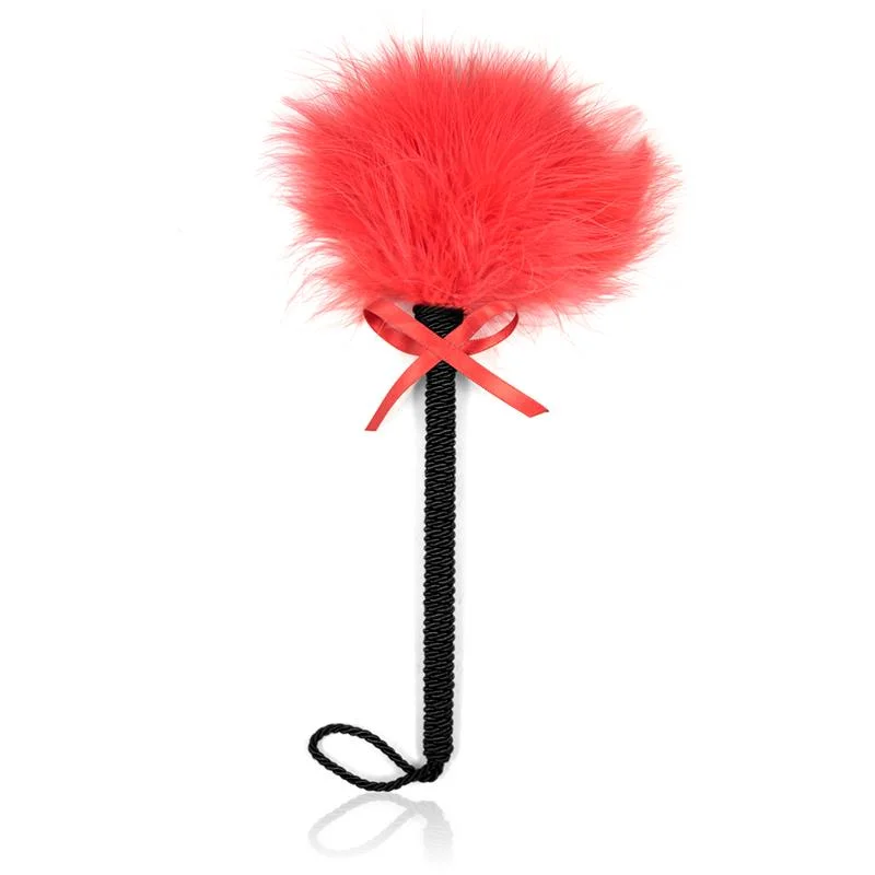 Espanador com laço 25 cm vermelho