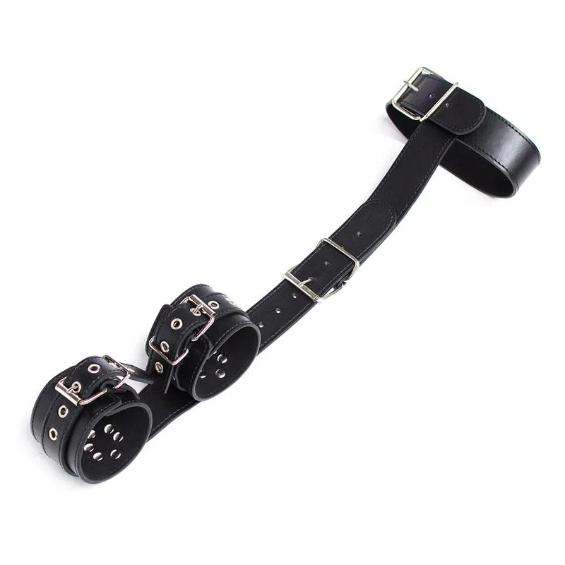 Coleira De Contenção Ajustável Latobed Bdsm Line Preta