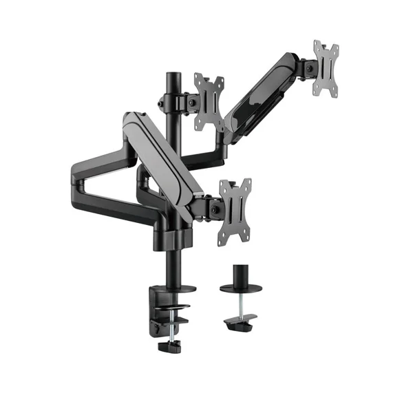 Equip ergo suporte 17"-27" triple monitor desk mount bracket