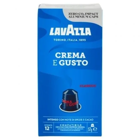 Cápsula lavazza crema e gusto clásico para cafeteras nespres