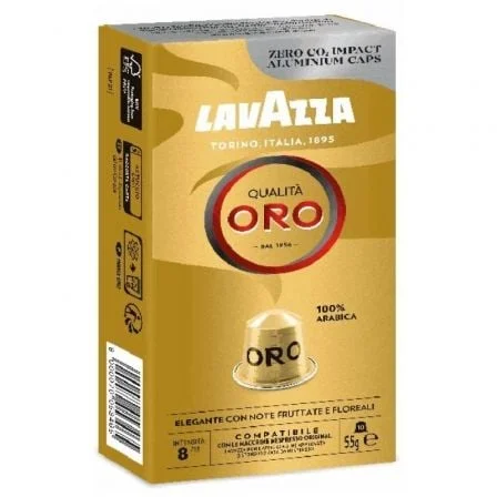 Cápsula lavazza qualitá oro para cafeteras nespresso/ caixa