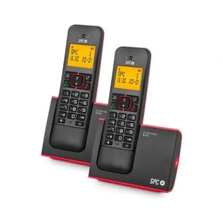 Telefone S/ Fios Spc blade pack duo/ preto e verme