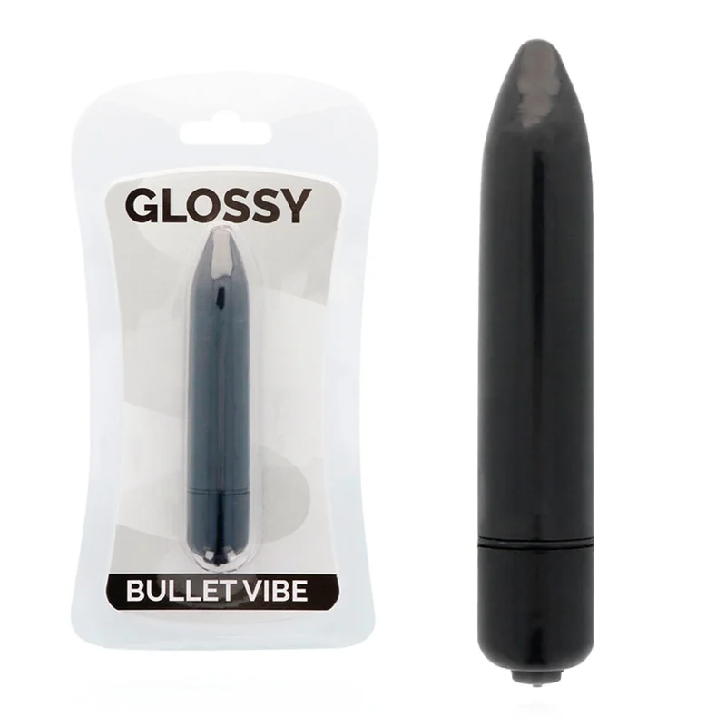 Vibrador Glossy Fino Preto