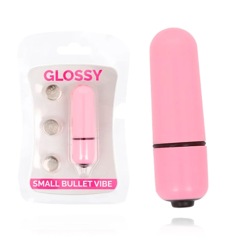 Glossy Small Bullet Bala Vibradora Rosa