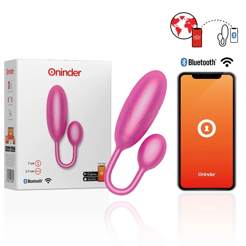 Oninder Denver Ovo Vibratório Rosa App