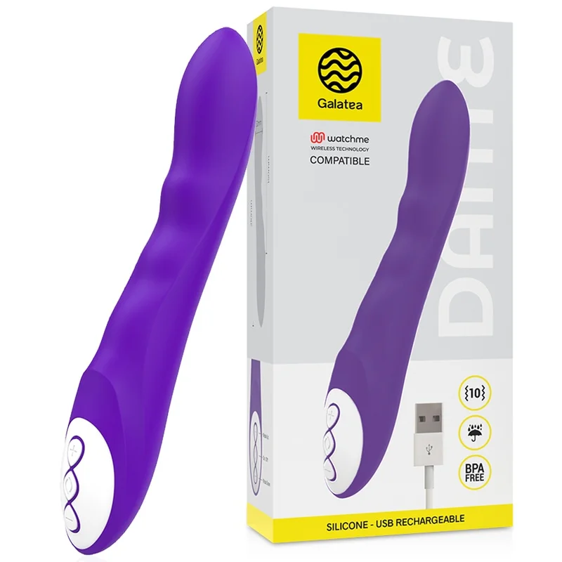 Galatea - vibrador dante lilac compatível com a tecnologia w